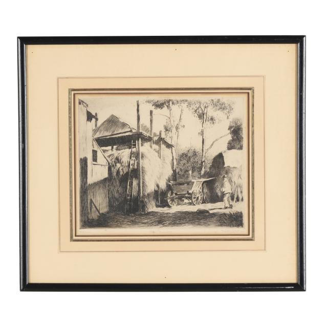 daniel-garber-american-1880-1958-i-straw-barracks-i