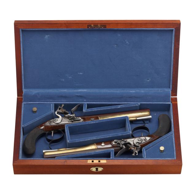 u-s-historical-society-alexander-hamilton-aaron-burr-cased-matched-pair-54-cal-dueling-pistols-w-presentation-case-accessories-authenticity-documents