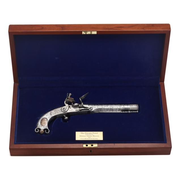 u-s-historical-society-commemorative-scottish-pitcairn-60-cal-flintlock-pistol-w-presentation-case-authenticity-documentation