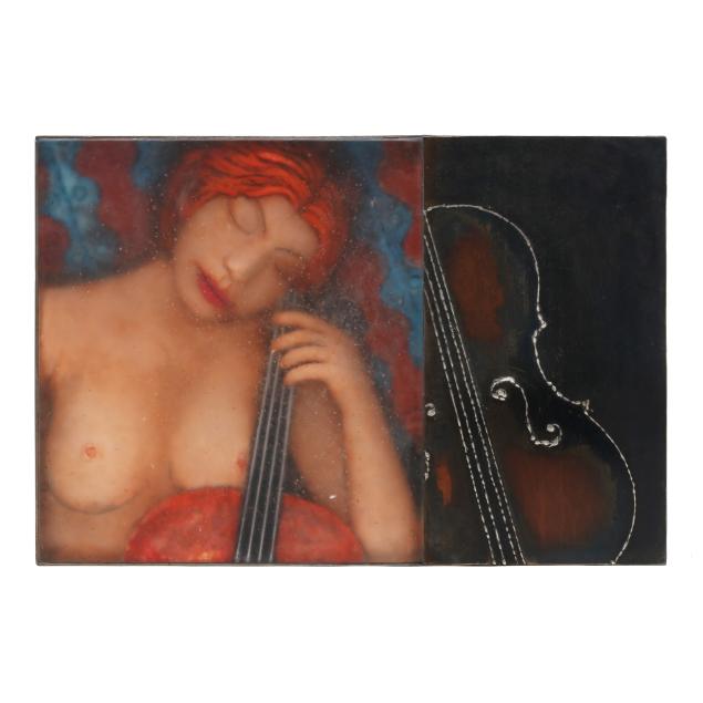 janusz-andrzej-walentynowicz-polish-b-1956-lady-with-cello