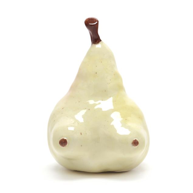 i-what-a-pear-i-ceramic-tabletop-sculpture