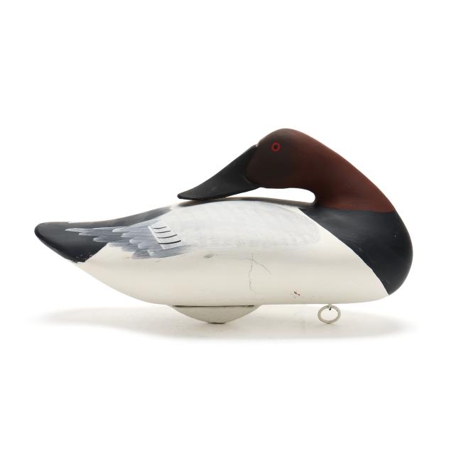 captn-harry-jobes-md-1936-2019-preening-canvasback
