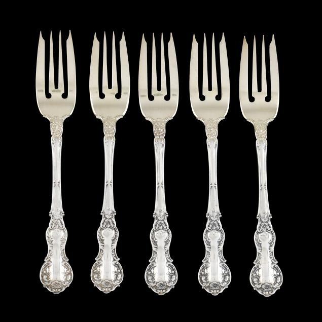 set-of-five-gorham-i-fleury-i-sterling-silver-salad-forks