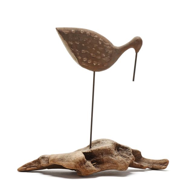 cecil-midgett-nc-1905-1982-sanderling-on-driftwood
