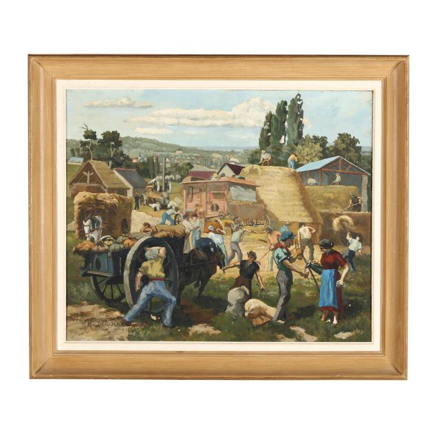 r-degoul-american-20th-century-farm-scene-with-figures