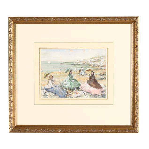 john-strickland-goodall-english-1908-1996-picnic-by-the-shore
