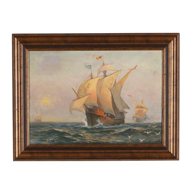 gordon-hope-grant-american-1875-1962-spanish-gallion-at-sea