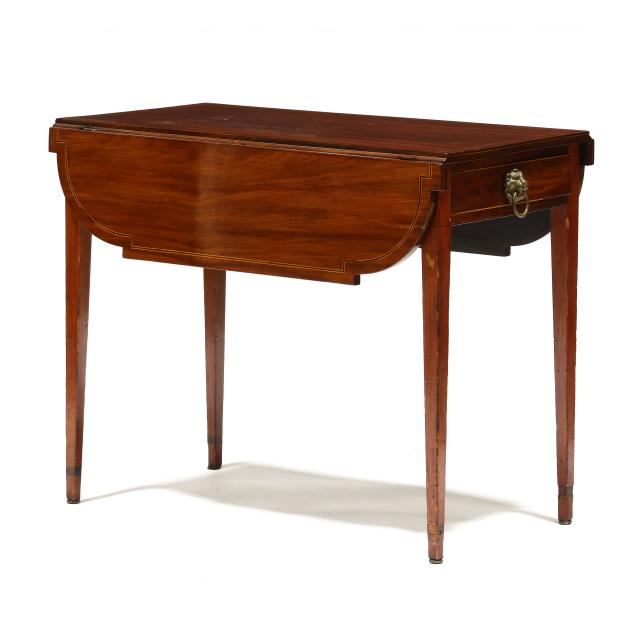 antique-english-inlaid-mahogany-pembroke-table