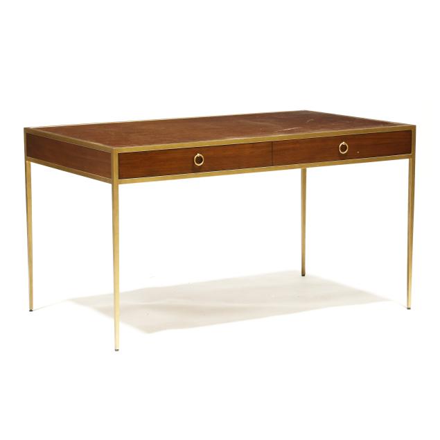 modern-history-mahogany-and-brass-desk