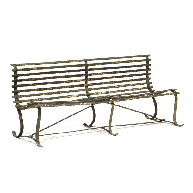 antique-iron-park-bench