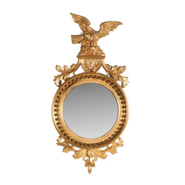 giltwood-american-federal-style-convex-bullseye-mirror