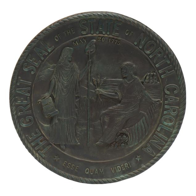 carved-and-stained-wood-north-carolina-state-seal