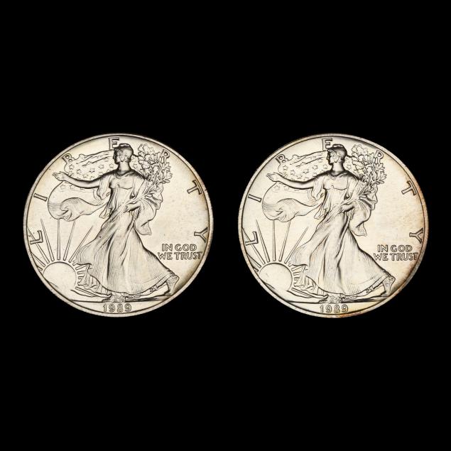 two-2-1989-1-american-silver-eagles
