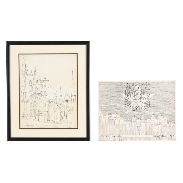 claude-howell-nc-1915-1997-framed-print-and-christmas-card