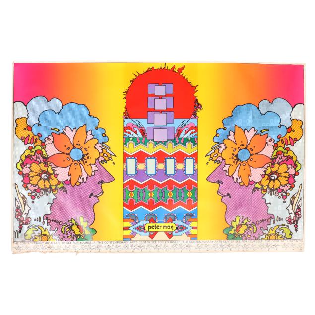 peter-max-american-b-1937-rare-vintage-cincinnati-contemporary-art-center-see-for-yourself-poster