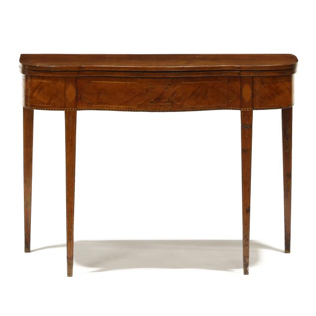 new-england-inlaid-mahogany-serpentine-front-card-table