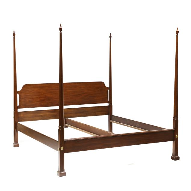 henkel-harris-king-size-mahogany-tall-post-bed