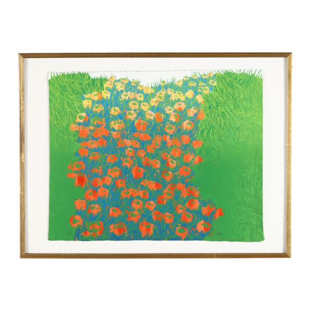 john-gallup-american-20th-century-landscape-with-tulips