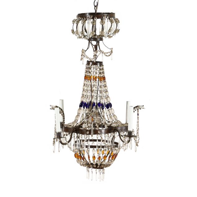 antique-russian-four-light-drop-prism-chandelier