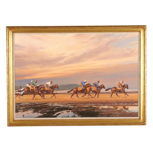 peter-smith-scottish-b-1949-i-steady-beach-work-heads-of-ayr-i