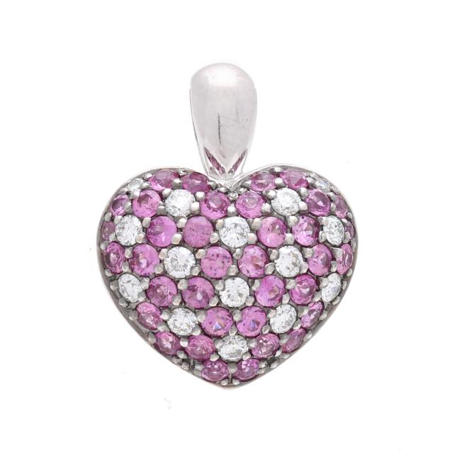 white-gold-pink-sapphire-and-diamond-heart-pendant