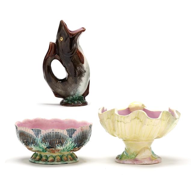 three-majolica-vessels-with-sea-life-theme