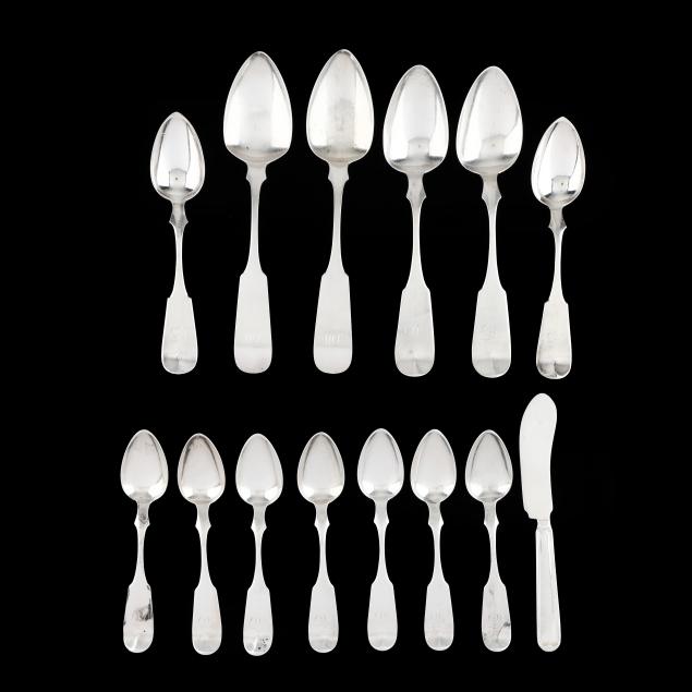 collection-of-american-coin-silver-flatware-by-robert-william-wilson