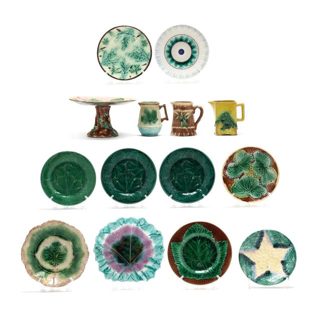 14-pieces-of-assorted-majolica