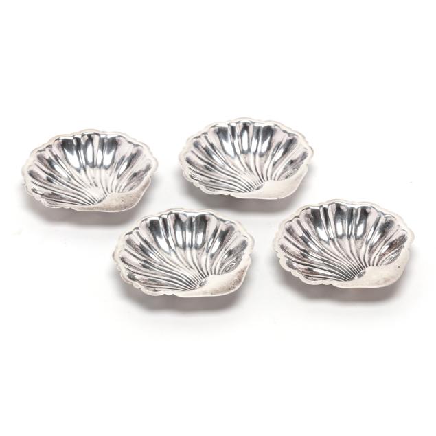 set-of-four-sterling-silver-shell-dishes