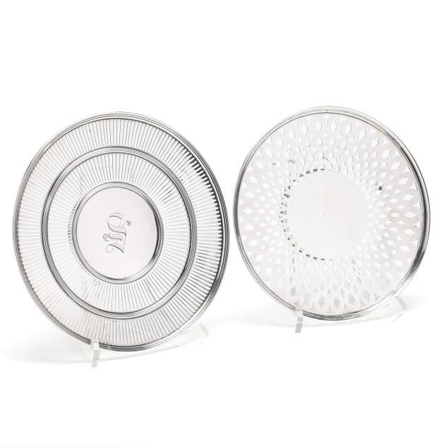 two-american-sterling-silver-cake-plates