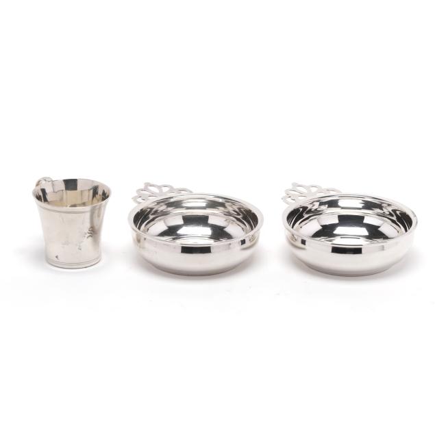three-american-sterling-silver-baby-items