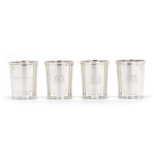 four-mark-scearce-sterling-silver-richard-nixon-julep-cups