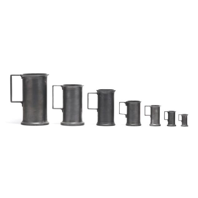seven-continental-graduated-pewter-measures