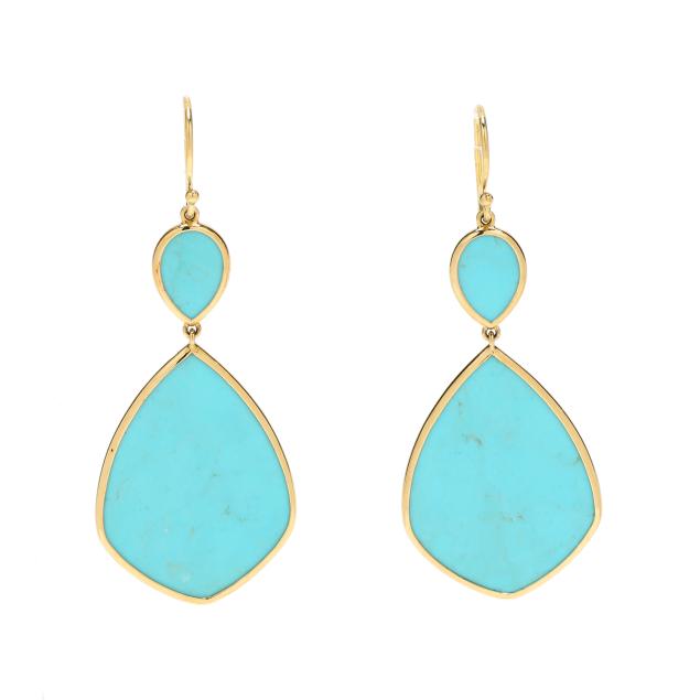 enamel-and-gold-dangle-earrings