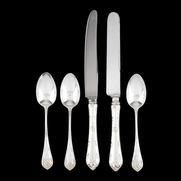 five-pieces-of-towle-i-rustic-i-sterling-silver-flatware