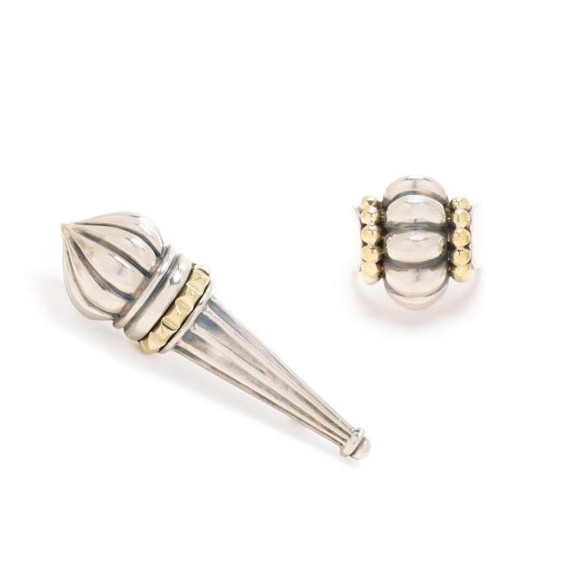 silver-and-gold-ring-and-brooch-lagos