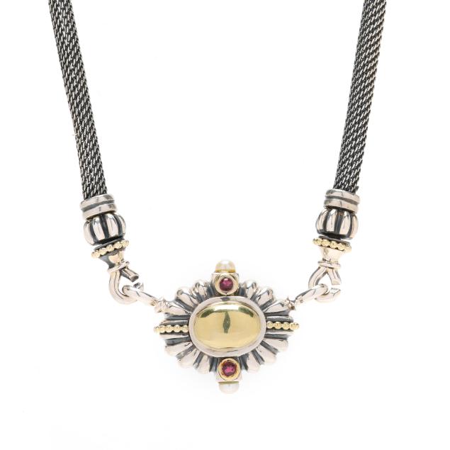 silver-gold-and-gem-set-necklace-lagos