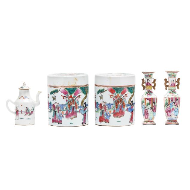 a-group-of-chinese-export-famille-rose-porcelain
