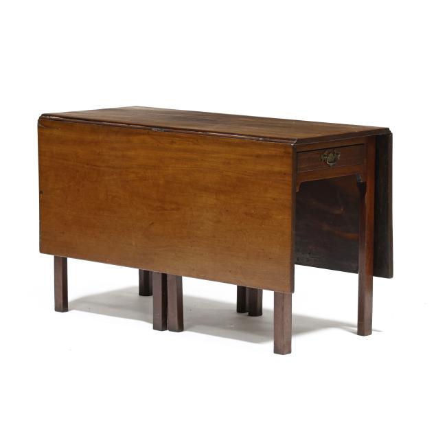 english-chippendale-mahogany-drop-leaf-dining-table
