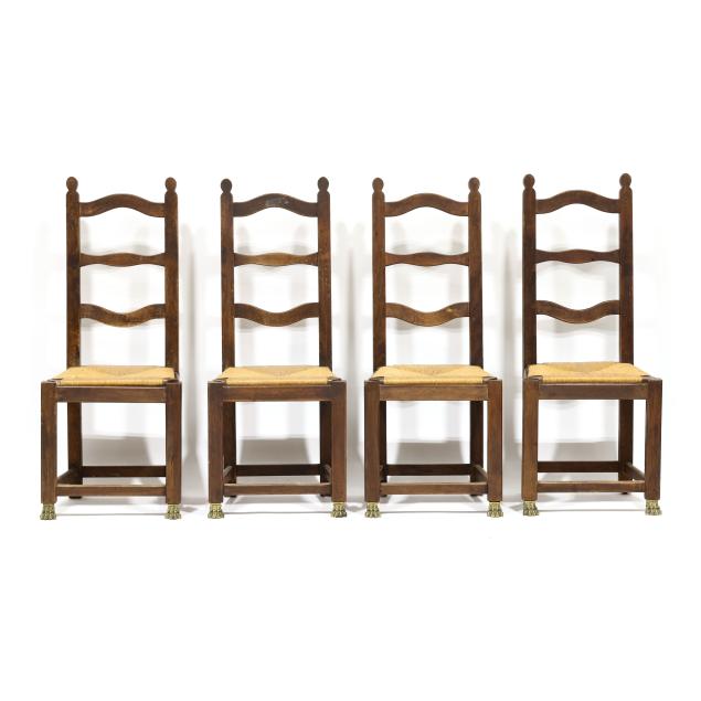 four-french-oak-ladder-back-chairs-with-ormolu-feet