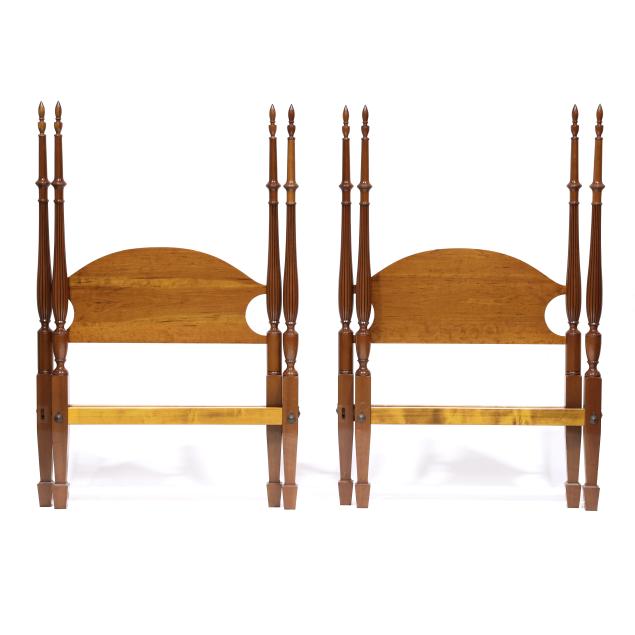 david-lefort-pair-of-federal-style-cherry-single-size-tall-post-beds