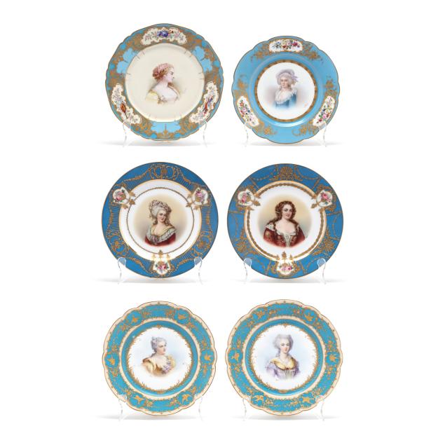 a-collection-six-sevres-type-portrait-plates