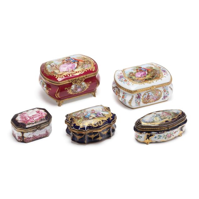 five-sevres-style-porcelain-dresser-boxes