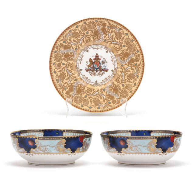 three-commemorative-british-china-dishes-including-royal-worcester