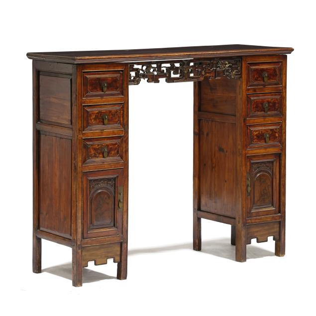 chinese-carved-and-painted-decorated-artist-s-table