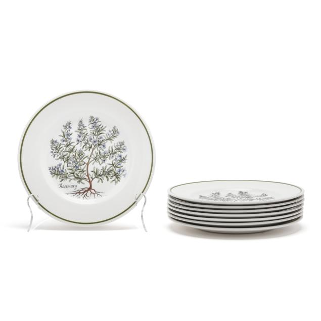 set-of-eight-i-herbs-i-plates-retailed-by-tiffany-co