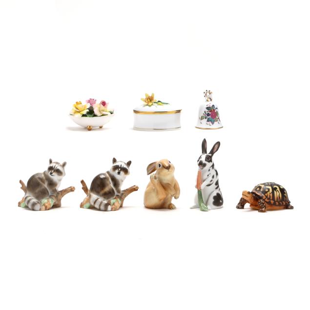 collection-of-seven-herend-porcelains