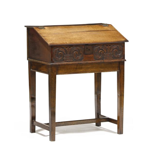 jacobean-carved-oak-desk-on-stand