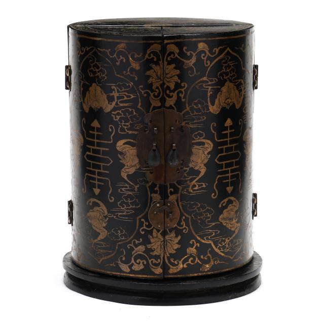 a-chinese-export-lacquered-and-gilded-traveling-shrine-cabinet