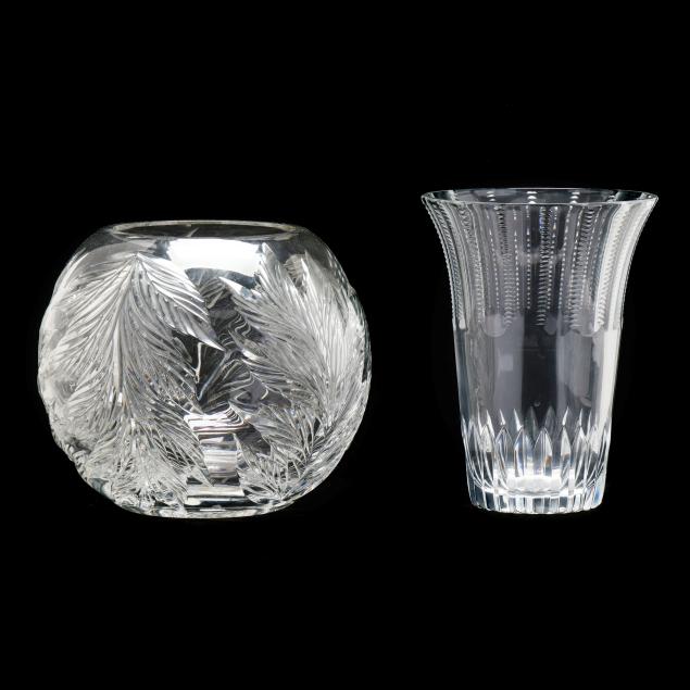two-crystal-vases-tiffany-co-and-william-yeoward